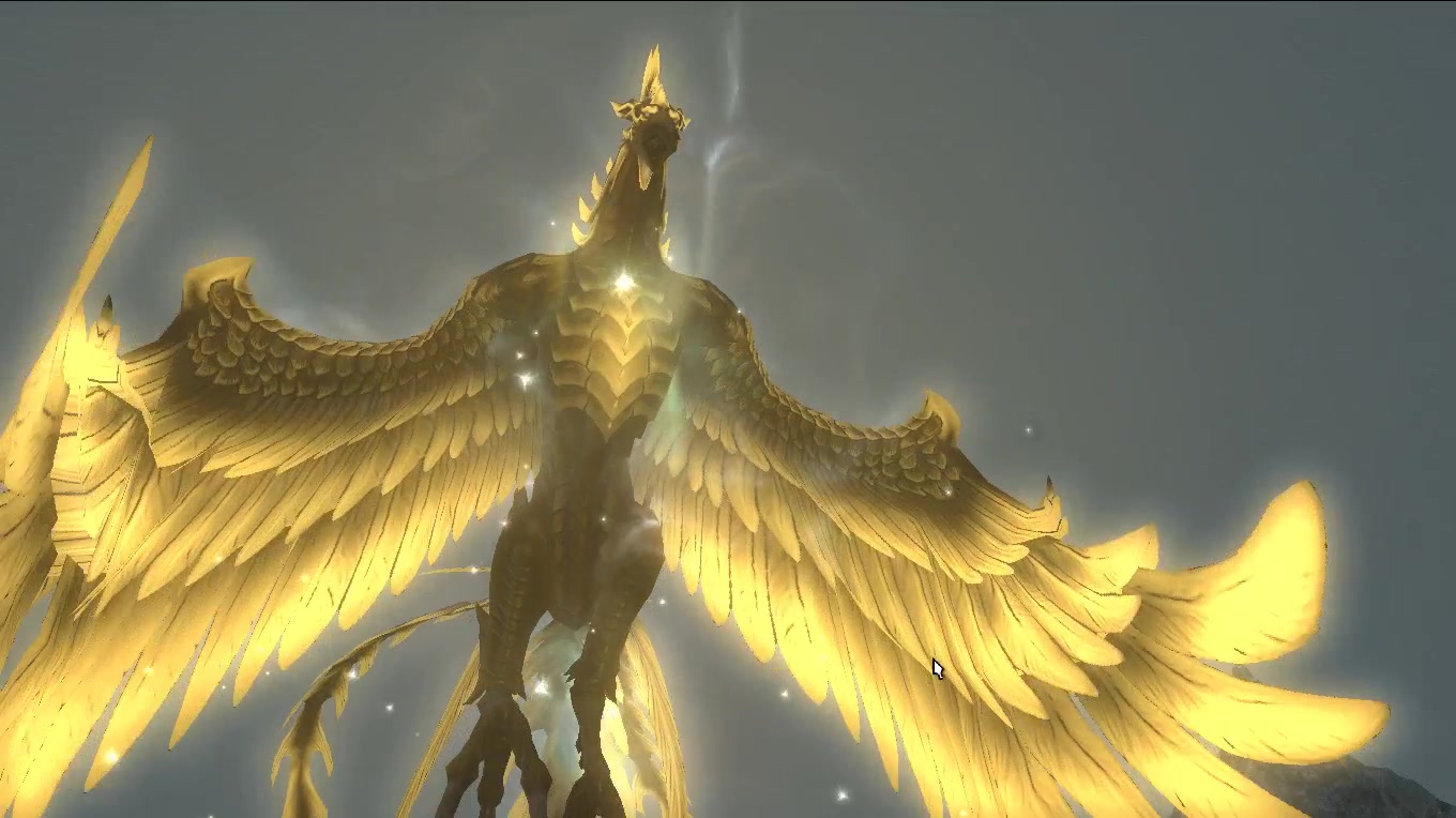 [ff14]3天肝出凤凰留念