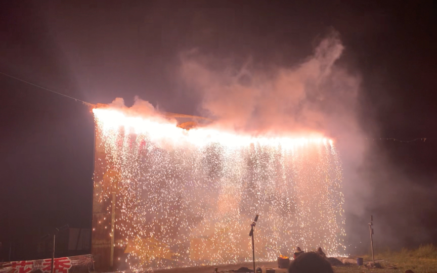 乌兰布统草原烟花秀,非常震撼.|赤峰草原