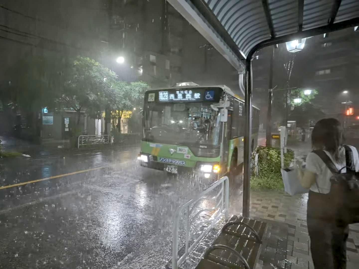 【1080P60帧】超清日本:东京江东区雨夜漫步哔哩哔哩bilibili