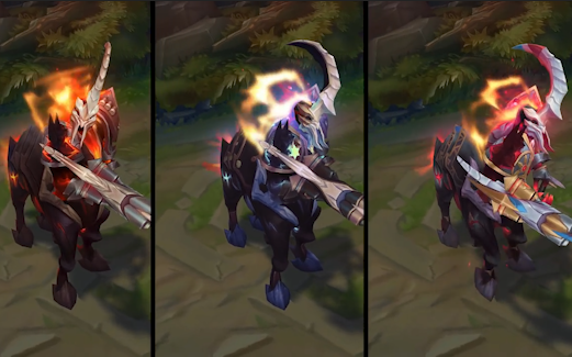 英雄联盟出现了烈焰人马兽这皮肤太炫了吧
