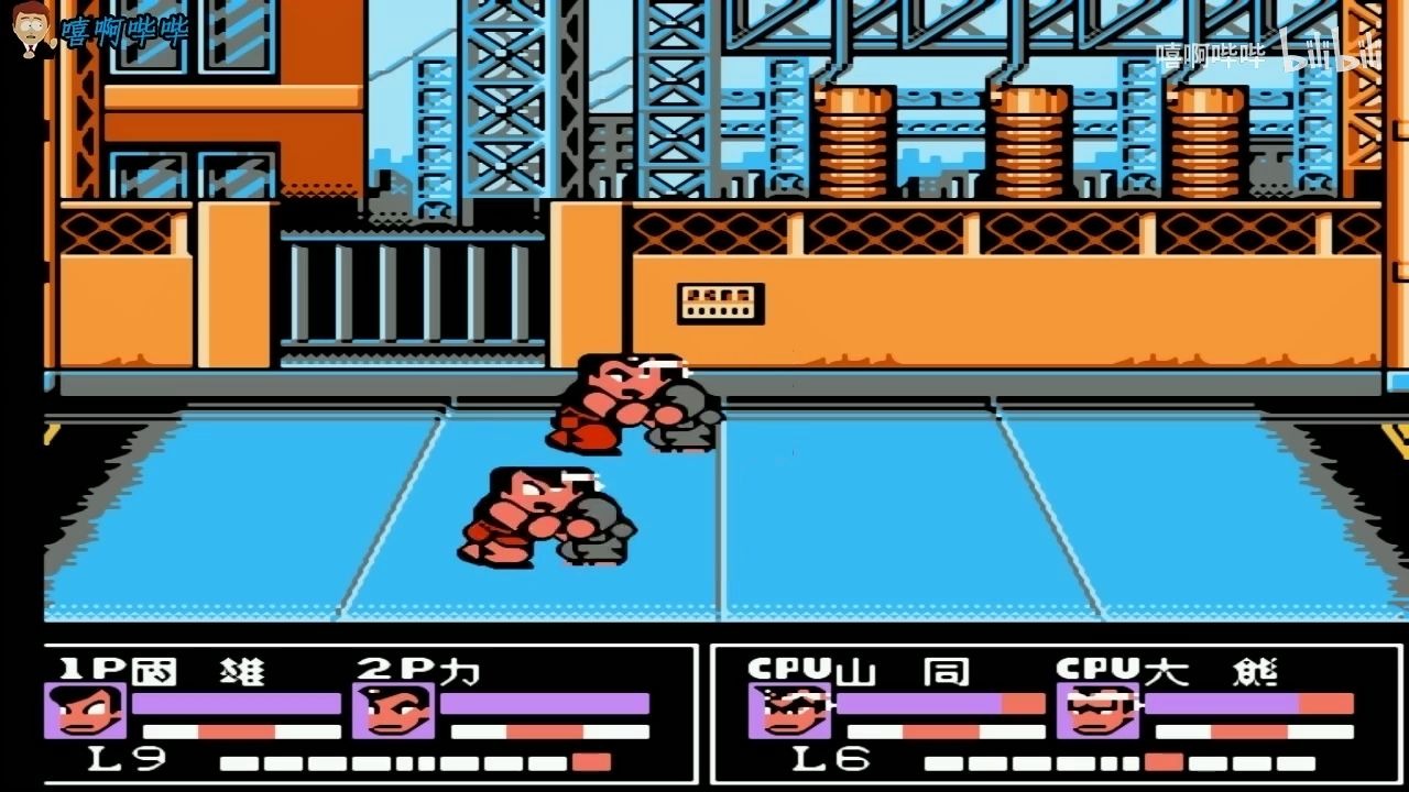 阿蒙说游戏 热血系列热血格斗 国夫与阿力 二人表演_哔哩哔哩 (゜-゜)