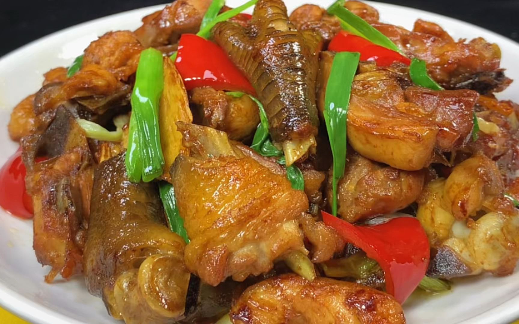 广东经典菜姜葱炒鸡,简单易做,香嫩好吃入味