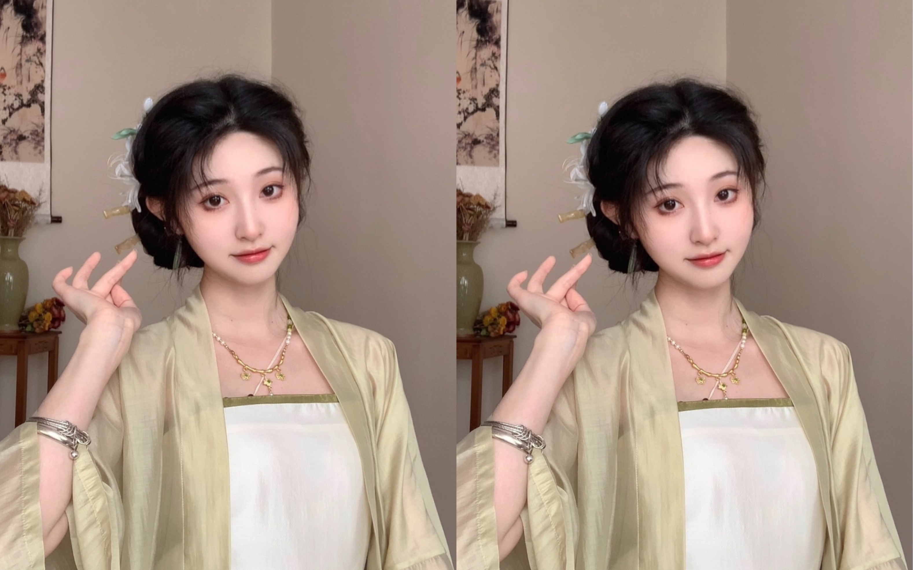 发型教程|简单看了就会!温柔知性日常百搭国风编发