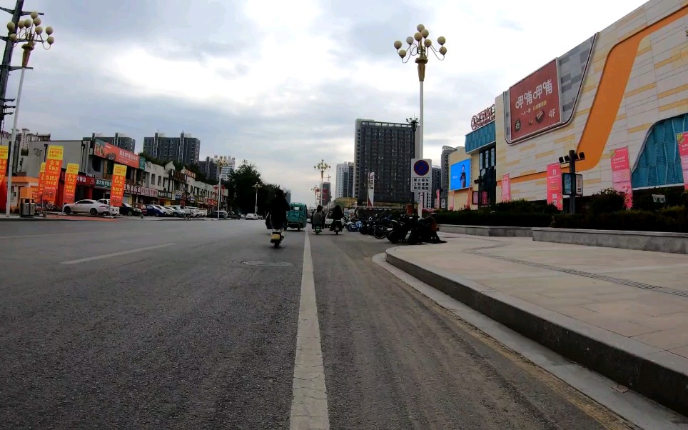 骑行寿光万达广场