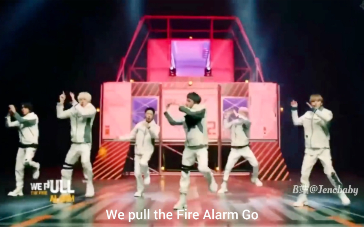 [图]NCT DREAM ♫Fire Alarm 现场版(中字 这首为什么不打歌?!