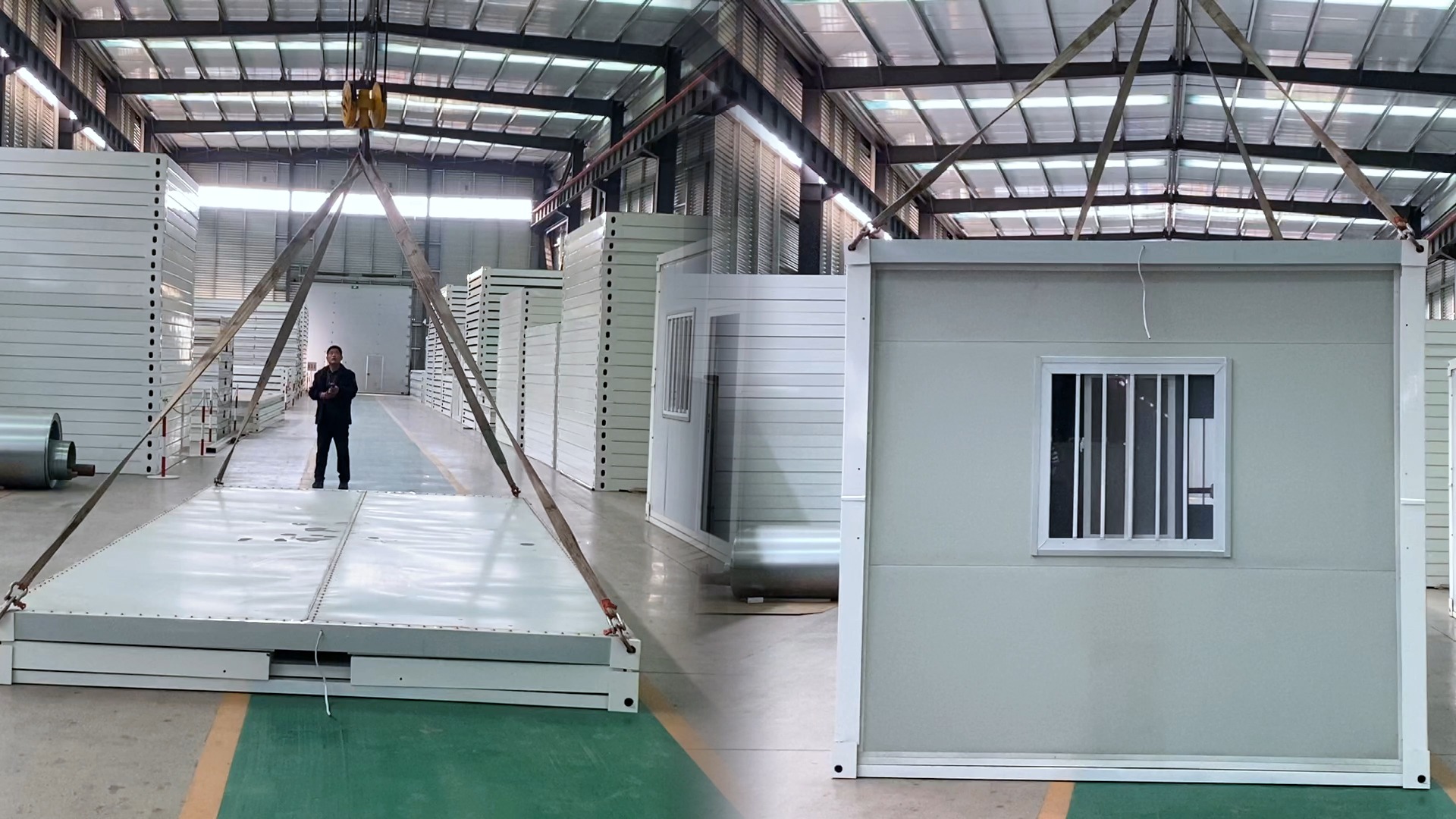 折叠箱活动房安装与拆卸 折叠箱房安装与拆卸对比#折叠箱房 #折叠箱