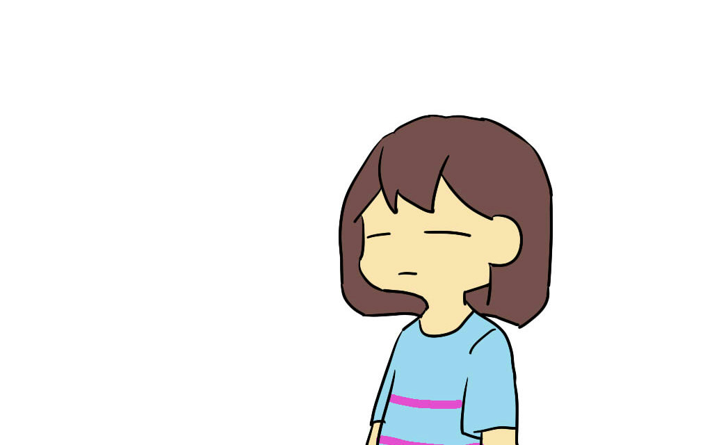 【undertale手书】rolling girl(未完成)_哔哩哔哩