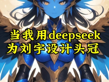 当我用deepseek为刘宇设计头冠哔哩哔哩bilibili