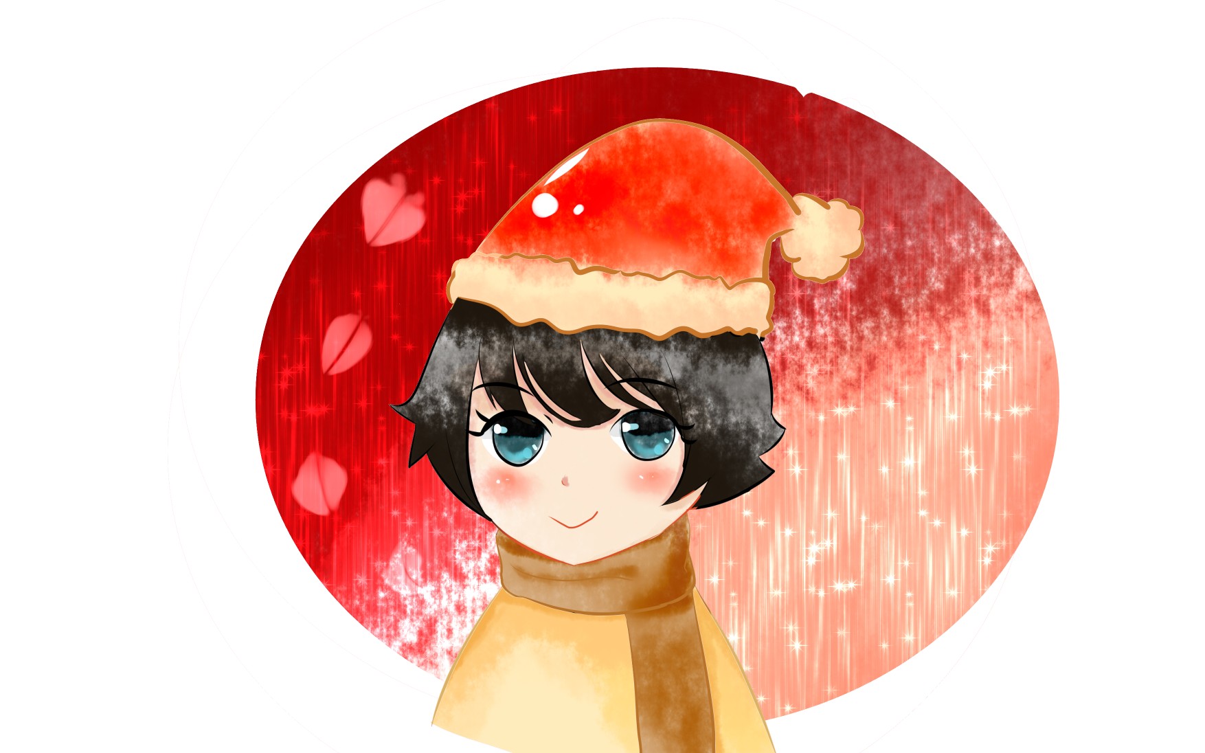 【板绘过程】 圣诞节可爱拟人可爱圣诞节即将到来之际铃儿响叮当_哔哩