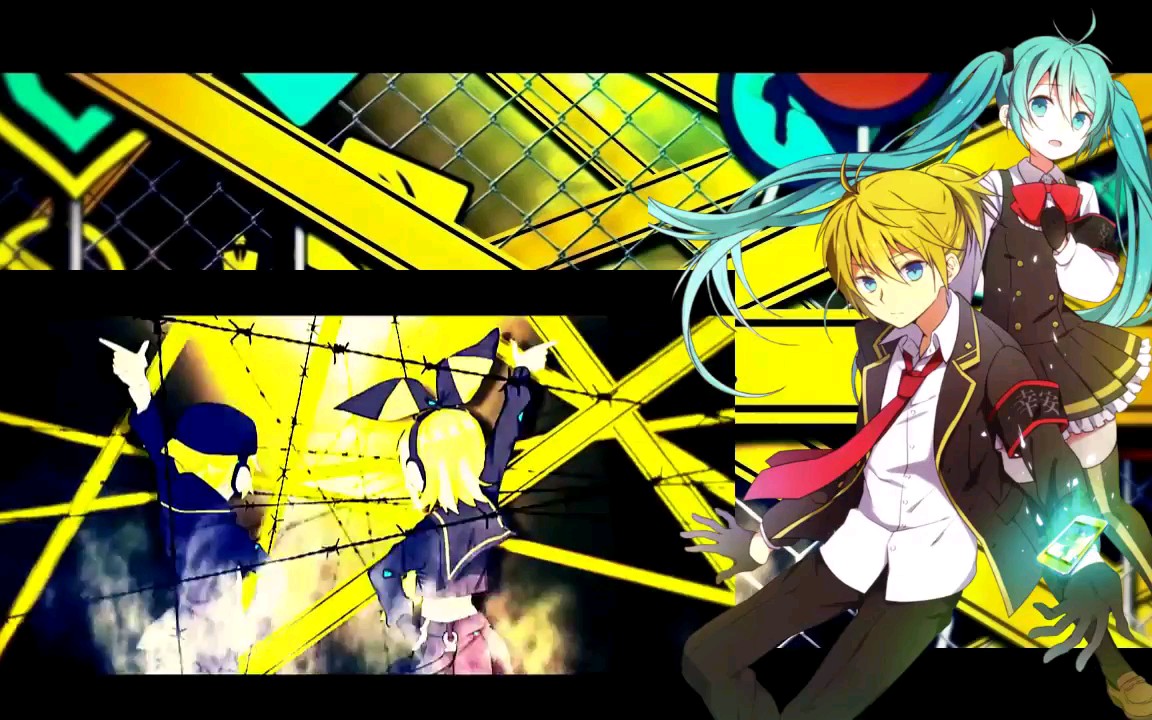 vocaloid5初音ミクv4xfeat镜音レンv4x劣等上等cover