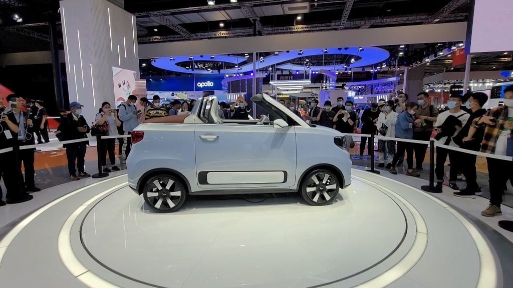 上海车展五菱miniev敞篷