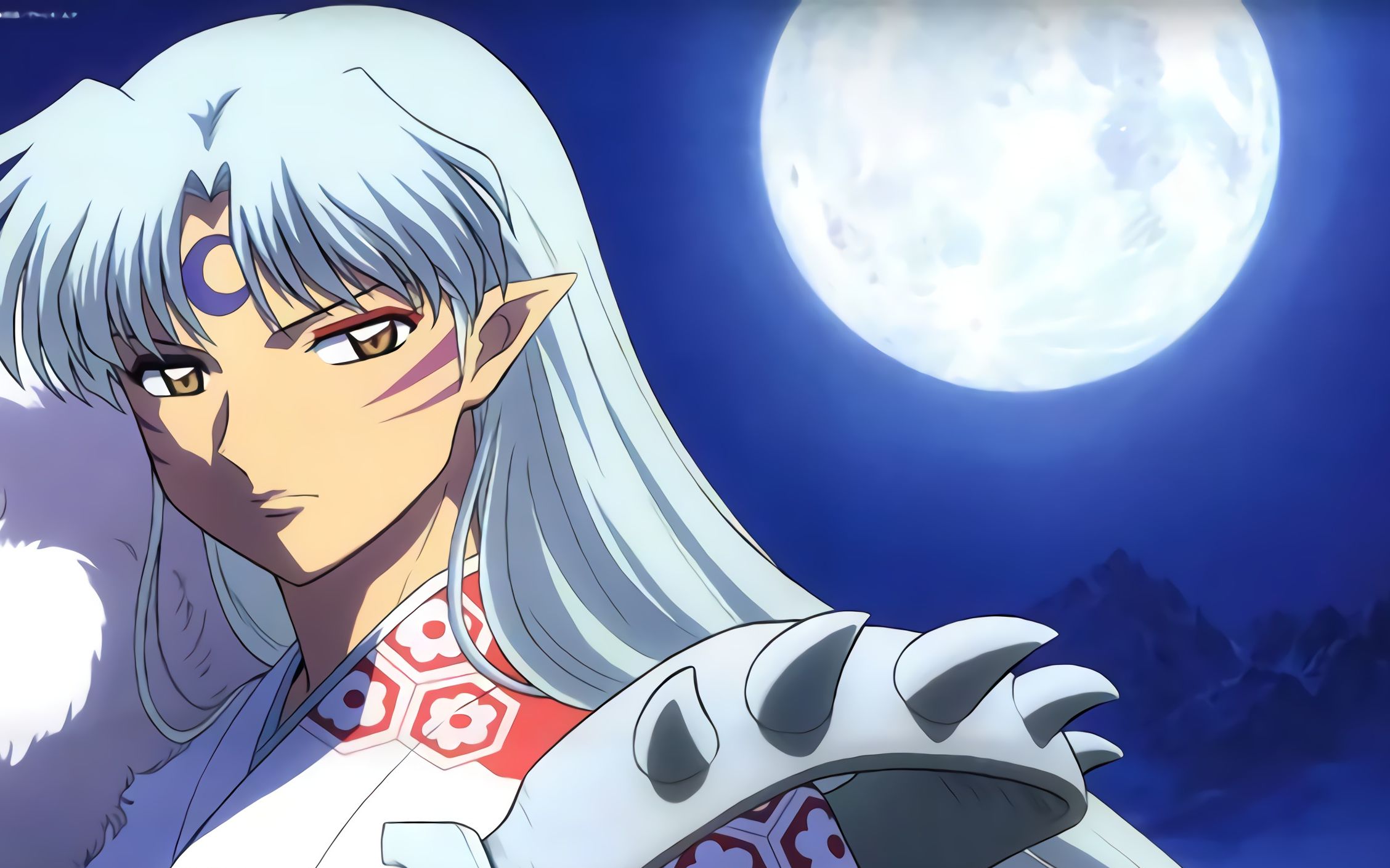 【犬夜叉】我在战国看月亮 — tv版月色镜头全收录_哔哩哔哩 (゜-゜)