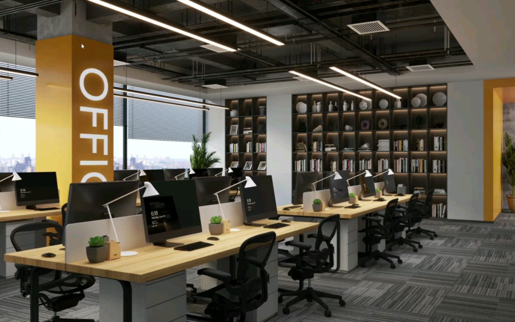 sketchup vray 5 办公室渲染 不涨粉系列