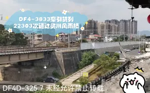 Скачать видео: 宁局柳段DF4-3833牵引货列22303次通过灵川风雨桥