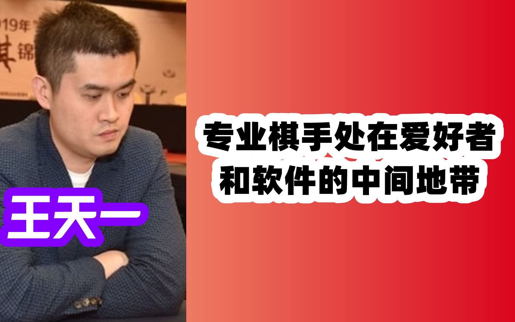 王天一:专业棋手处在爱好者和软件的中间地带