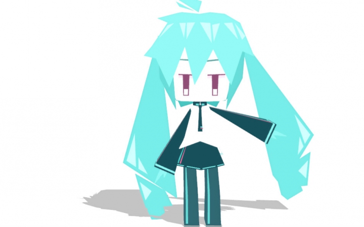 【mmd】萌萌的小初音一只!(猫耳开关)