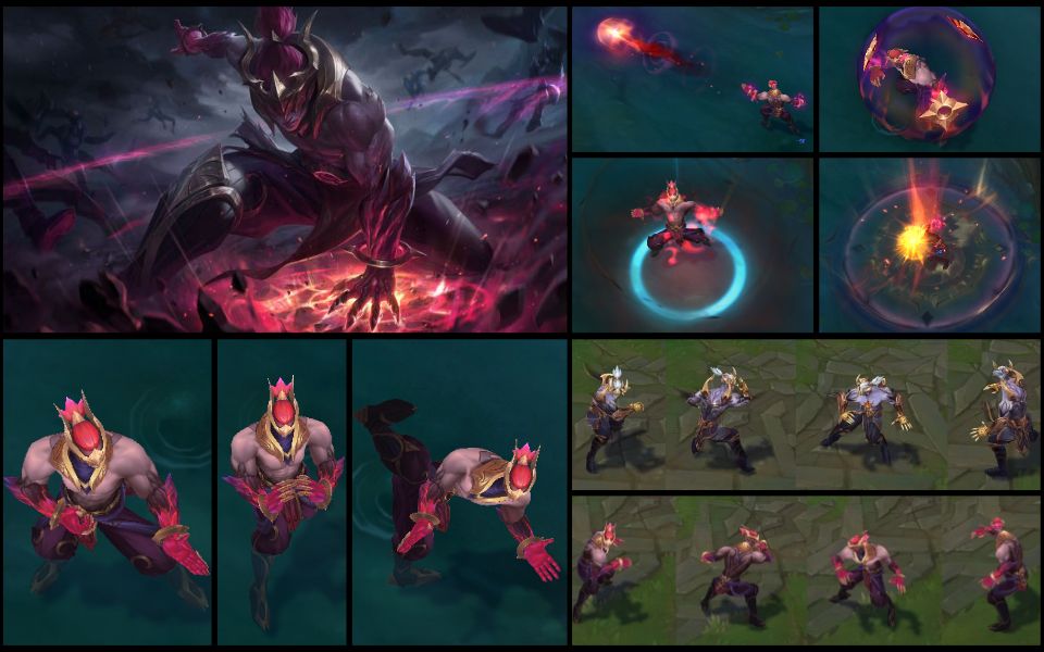 英雄联盟新皮肤黑夜使者系列盲僧新皮肤演示