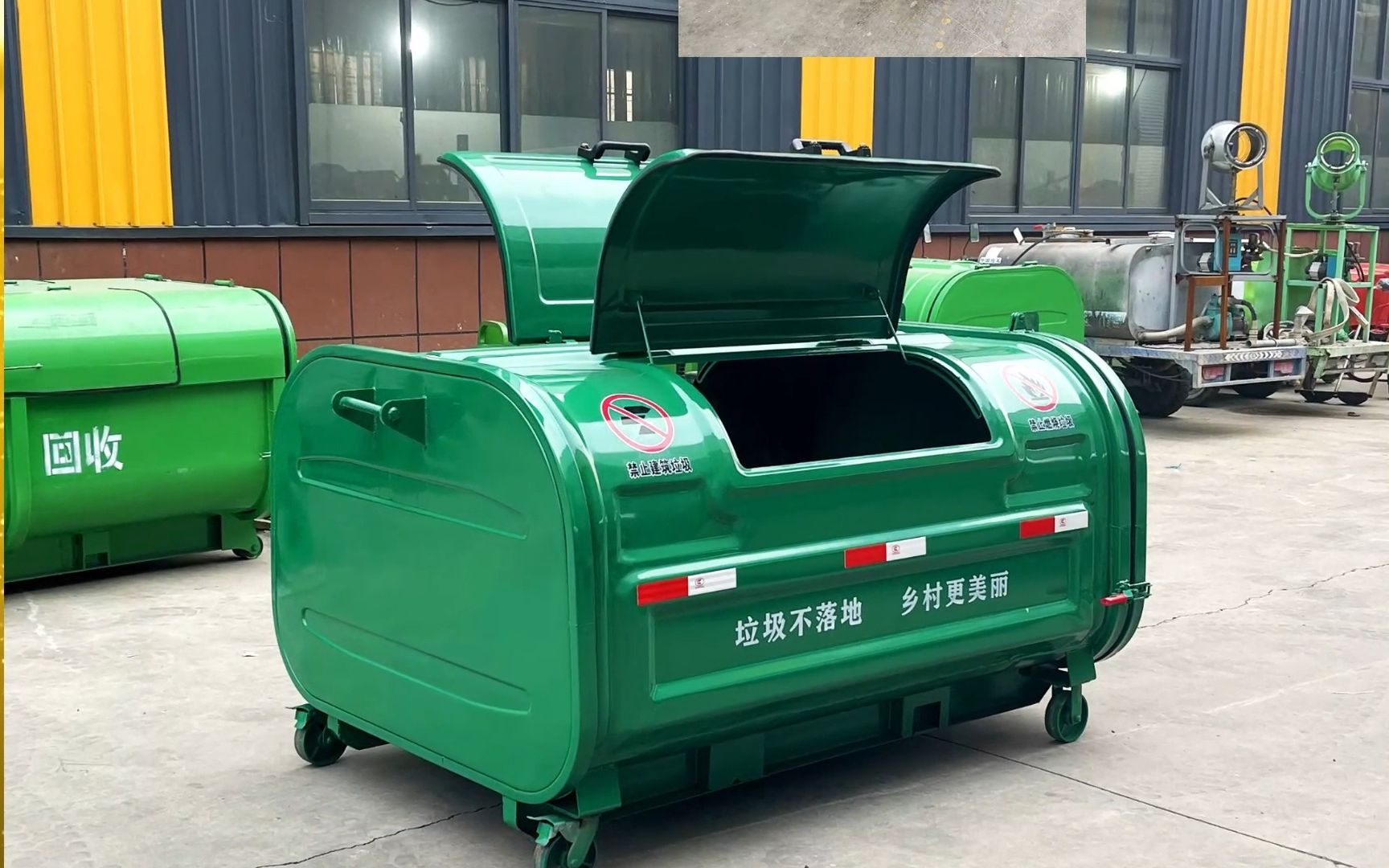 垃圾箱 户外可挂车勾臂式垃圾箱 小区街道大容量环卫垃圾收集箱