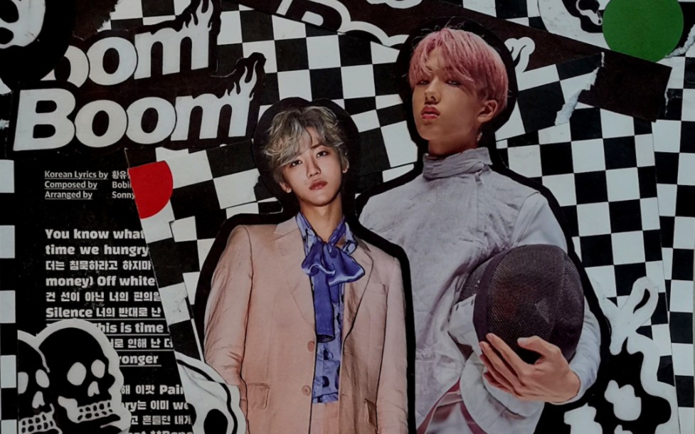 记录日常|we boom 专辑内页拼贴