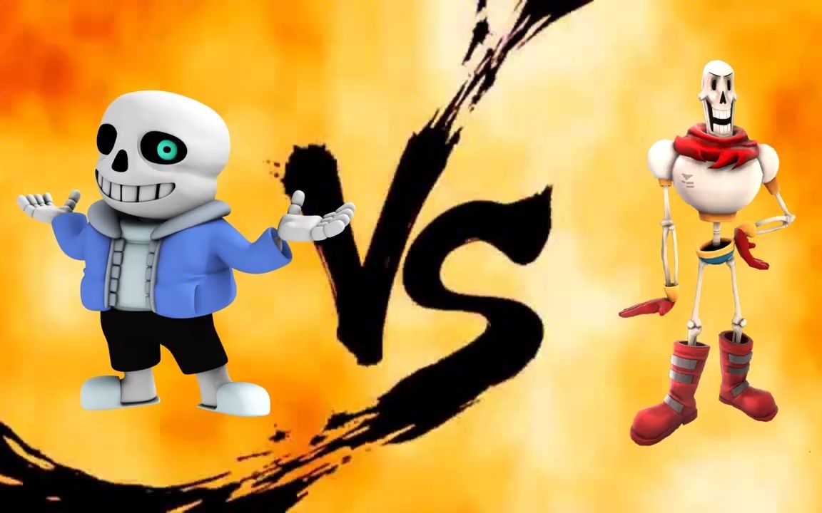 传说之下同人:拳王之争!sans,帕派瑞斯大战三回合,谁能获胜呢