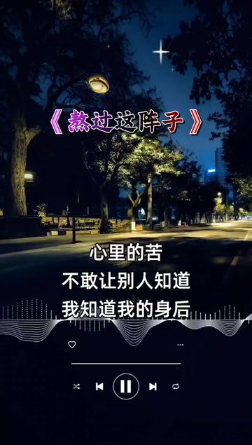 音乐分享#好听的音乐总是触动人的心灵 #唱出了多少人的心声 #熬过这