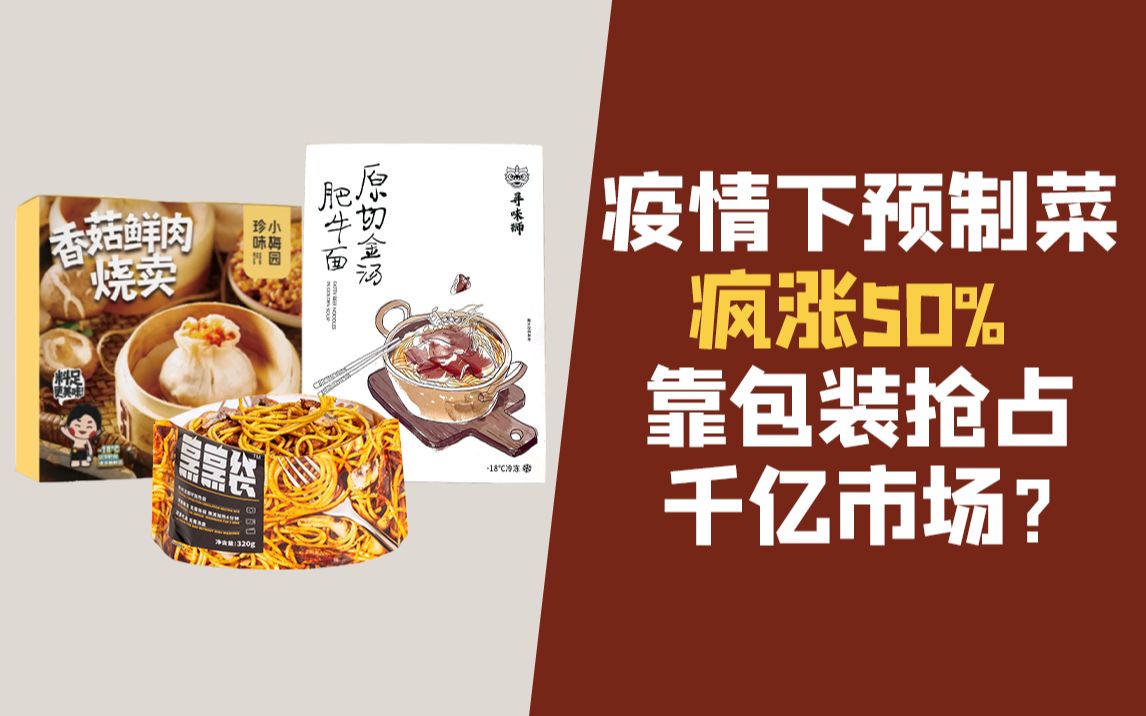 疫情下预制菜疯涨50%,靠包装抢占千亿市场?| 预制菜哔哩哔哩bilibili