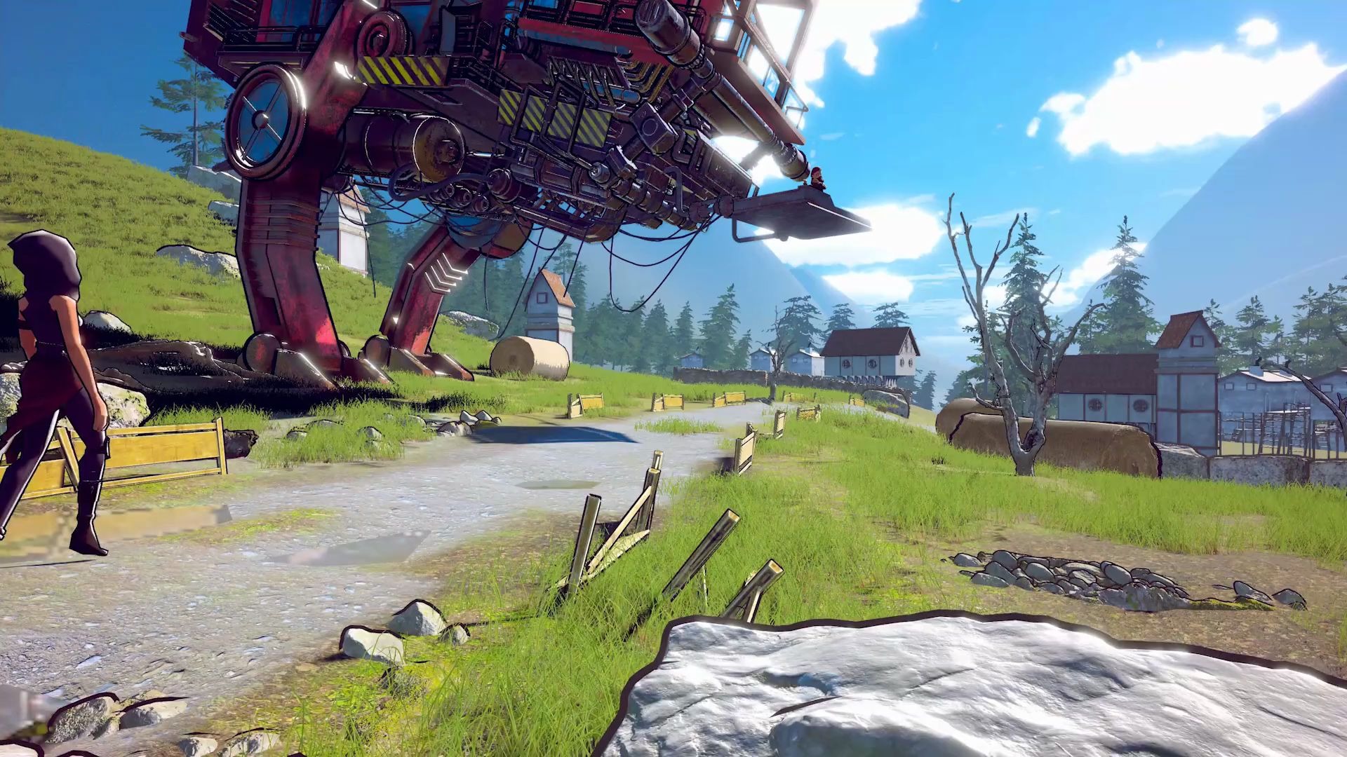 【学生场景作品】_乡间小路_unity动态光照场景