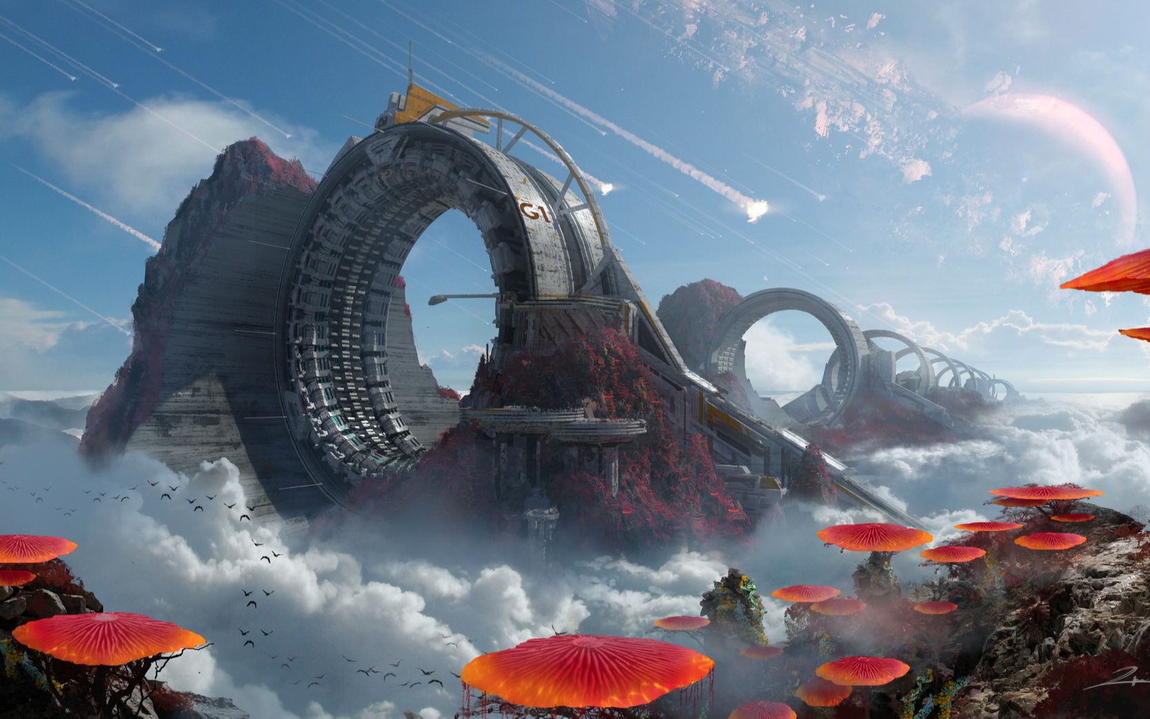 《outerspace》 一同从外太空坠落,仿佛全速的超新兴板转瞬即逝