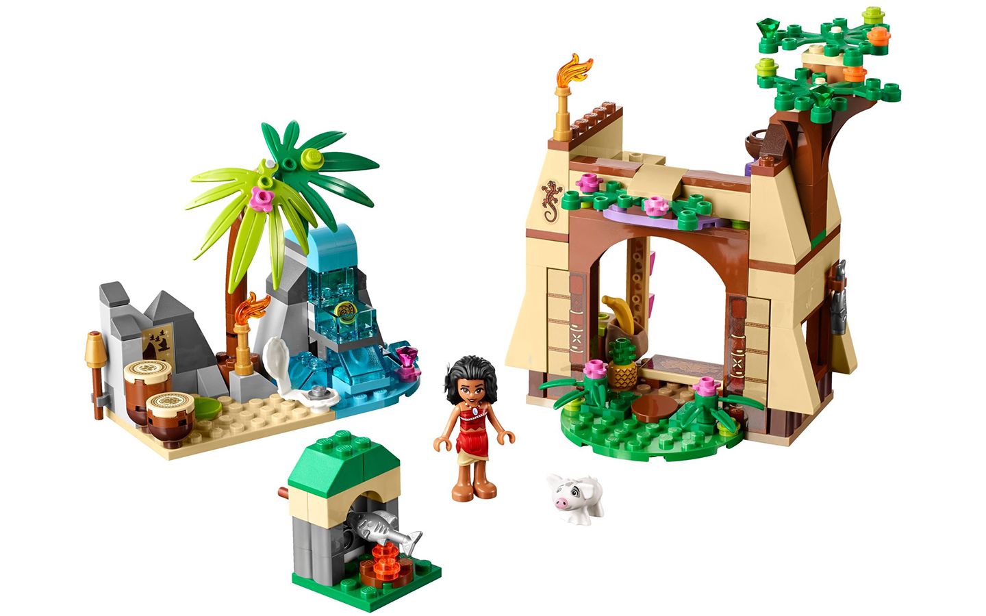 乐高 lego 41149 迪士尼公主 海洋奇缘 莫亚娜的海岛冒险 速拼评测