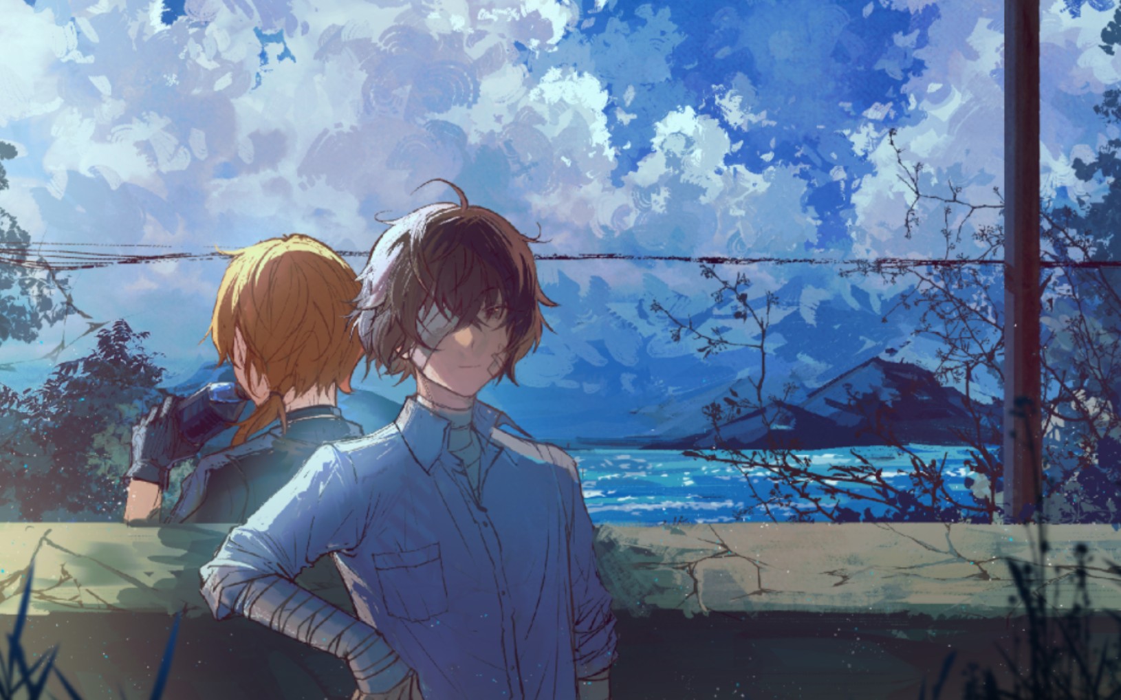 【板绘/csp/绘画过程】【双黑/太中】umi 202207181934_哔哩哔哩