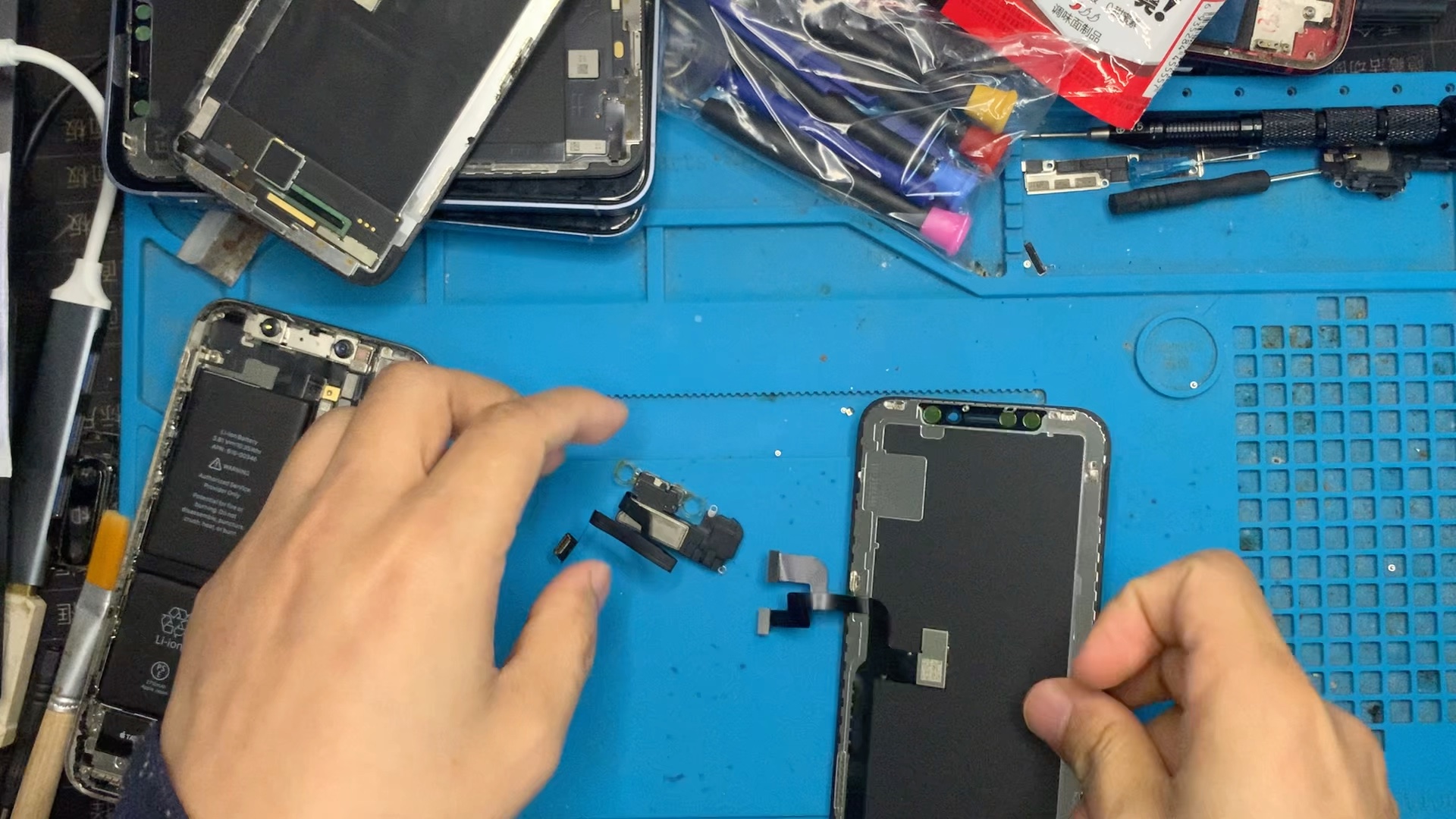 客户找回密码了,终于修好了 #寄修手机 #苹果x更换屏幕 #苹果手机忘记