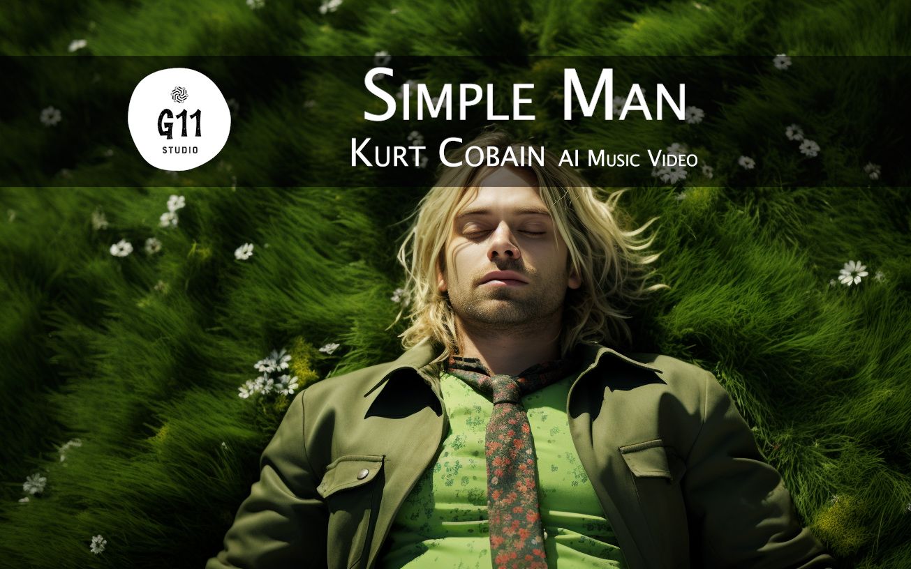 simple man -- kurt cobain ai music video 致敬 lynyrd skynyrd (g