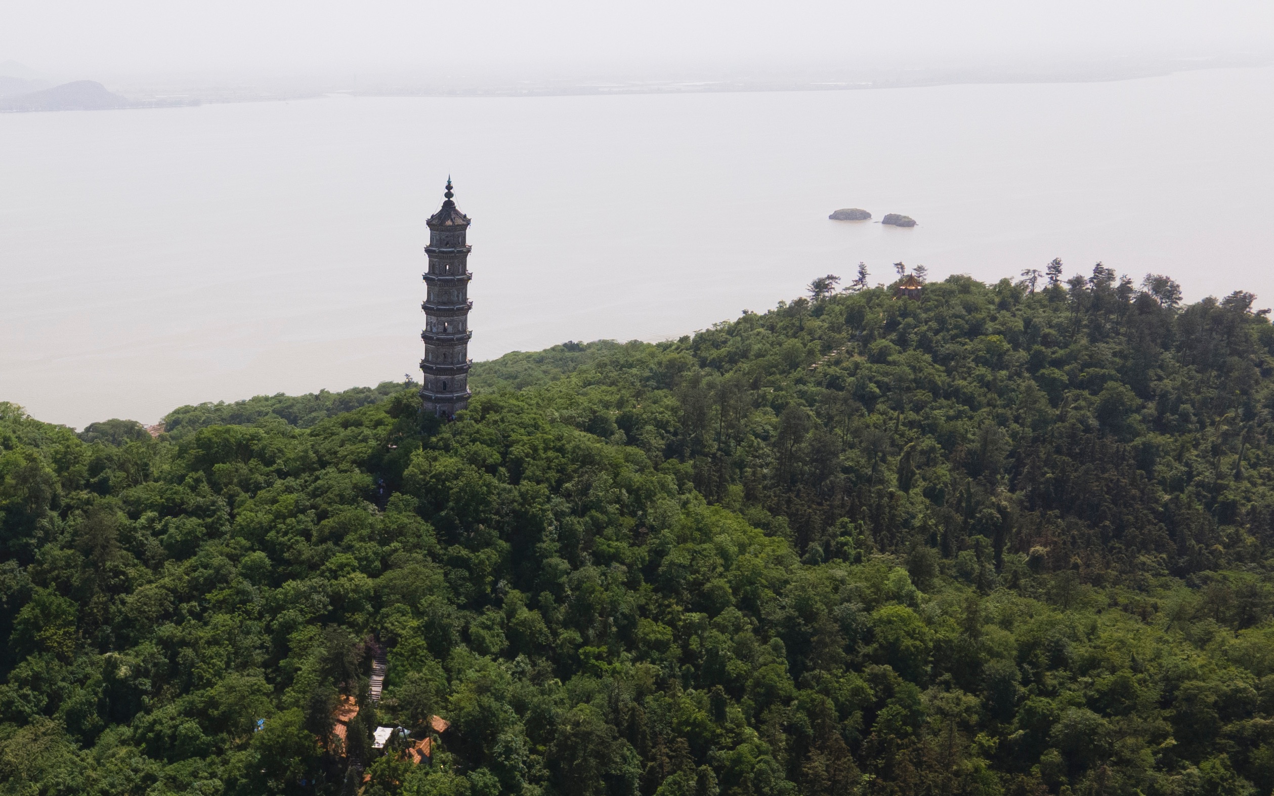 巢湖姥山岛风景区图片