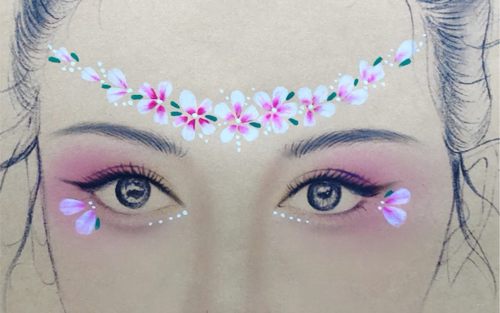 学习儿童面部彩绘妆容,0基础也能学会