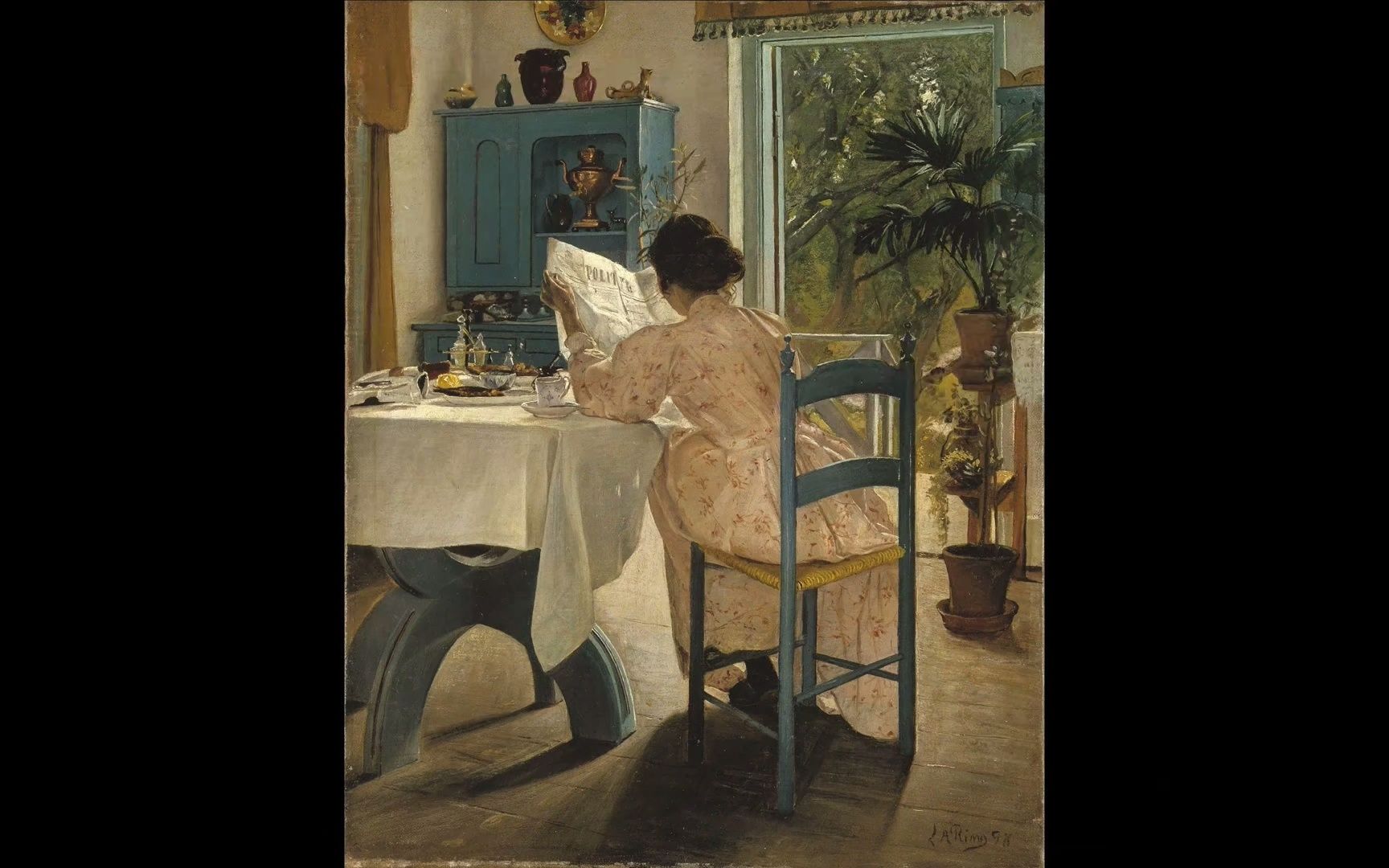 一天一位艺术家Laurits Andersen Ring劳瑞斯ⷮŠ安徒生使人屏住呼吸的空间丹麦画家象征主义和现实主义的双重结合作品欣赏哔哩哔哩bilibili