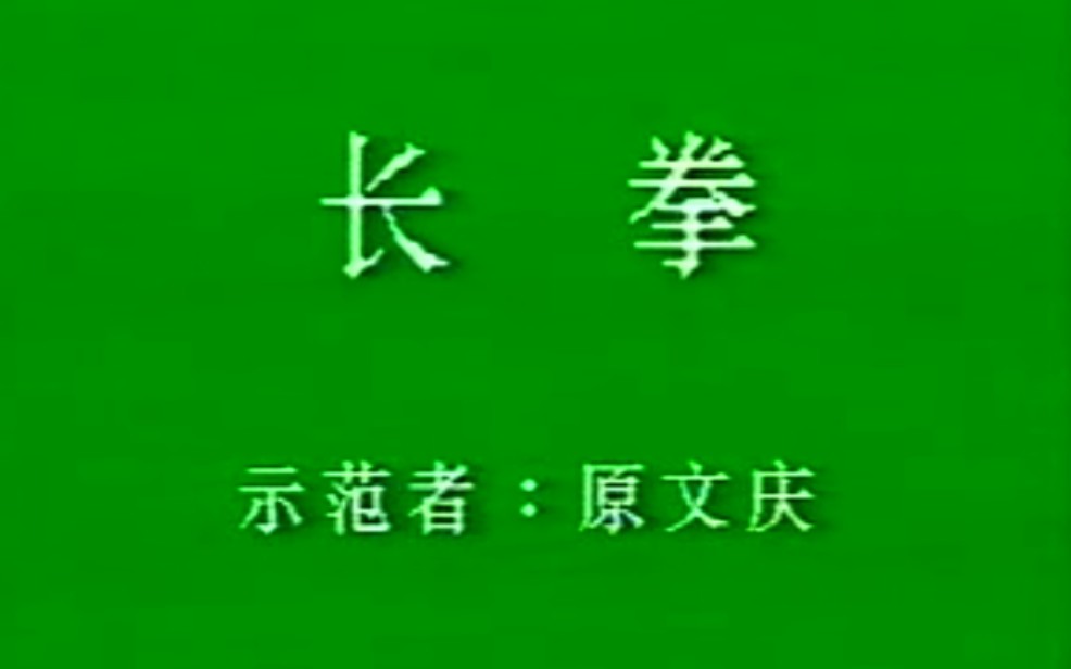 第一套国际武术竞赛套路教学长拳原文庆哔哩哔哩bilibili