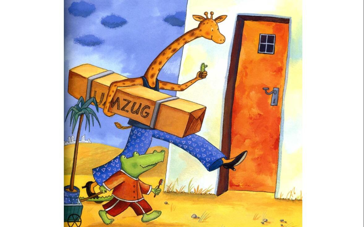 《搬过来搬过去》---亲子阅读绘本故事---0066