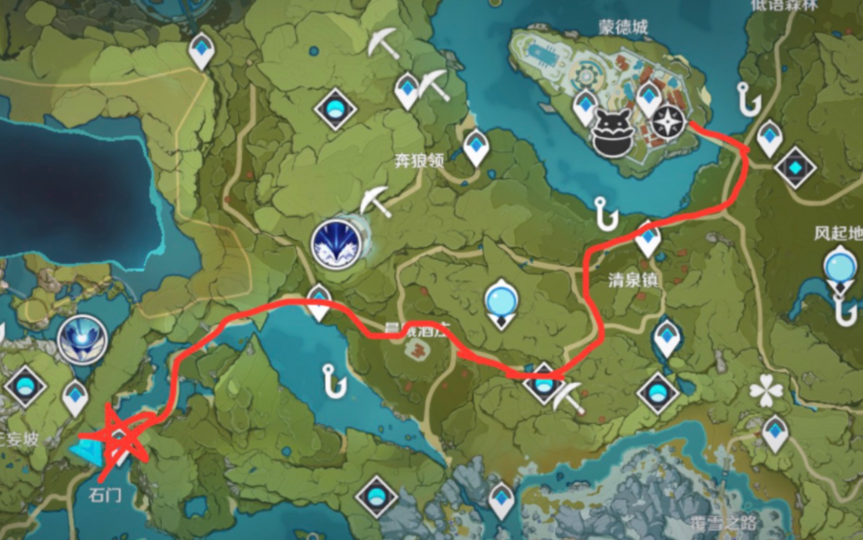 【原神】胡桃从蒙德一路e到璃月