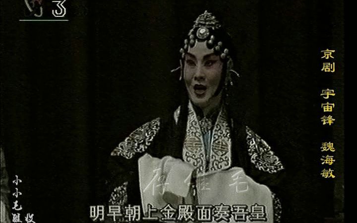 [图]魏海敏-京剧《宇宙锋》老爹爹发恩德将本修上 1995年北京专场实况 录像带采集