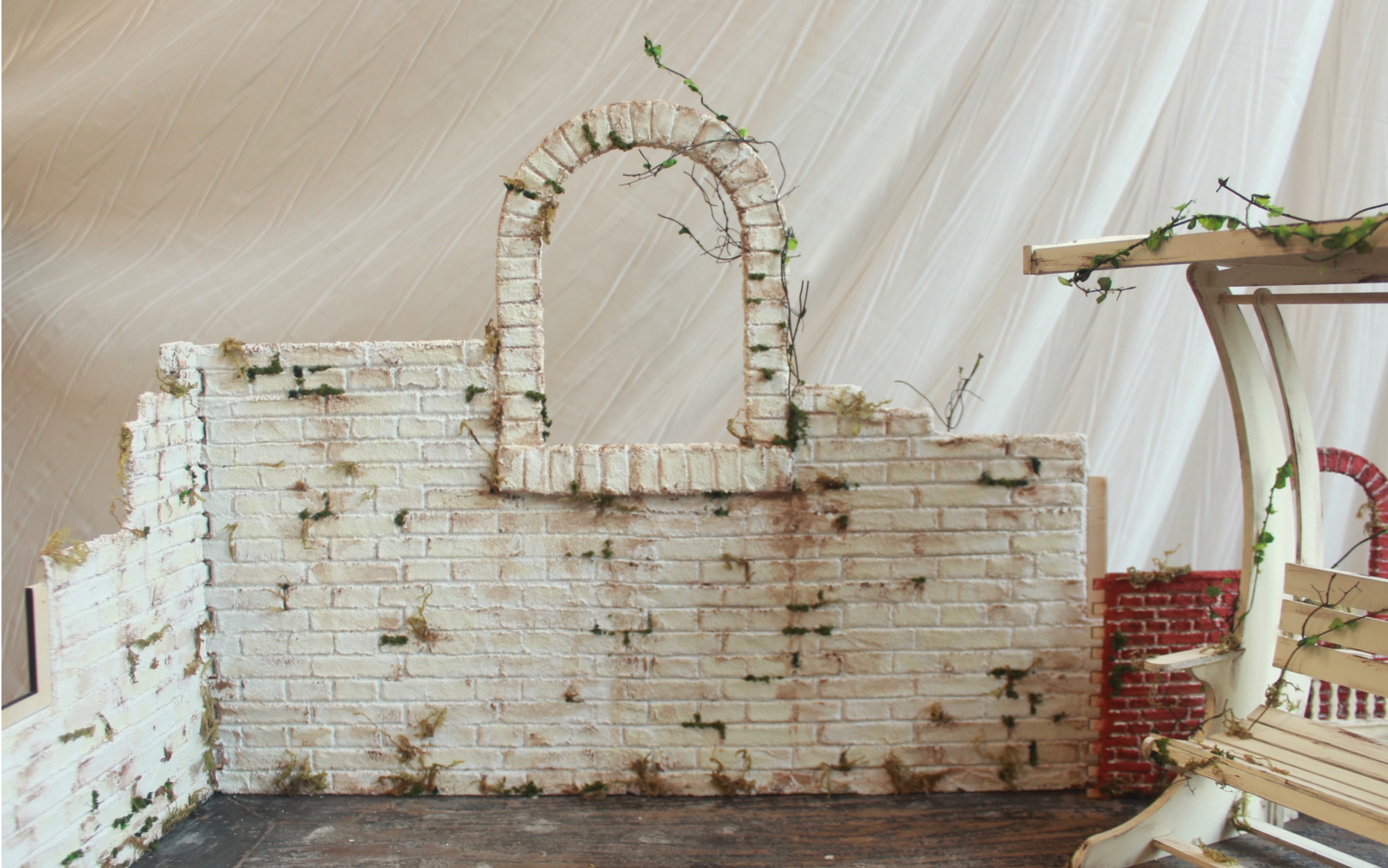 第二期花园系列材料包 | 做旧砖墙样品记录