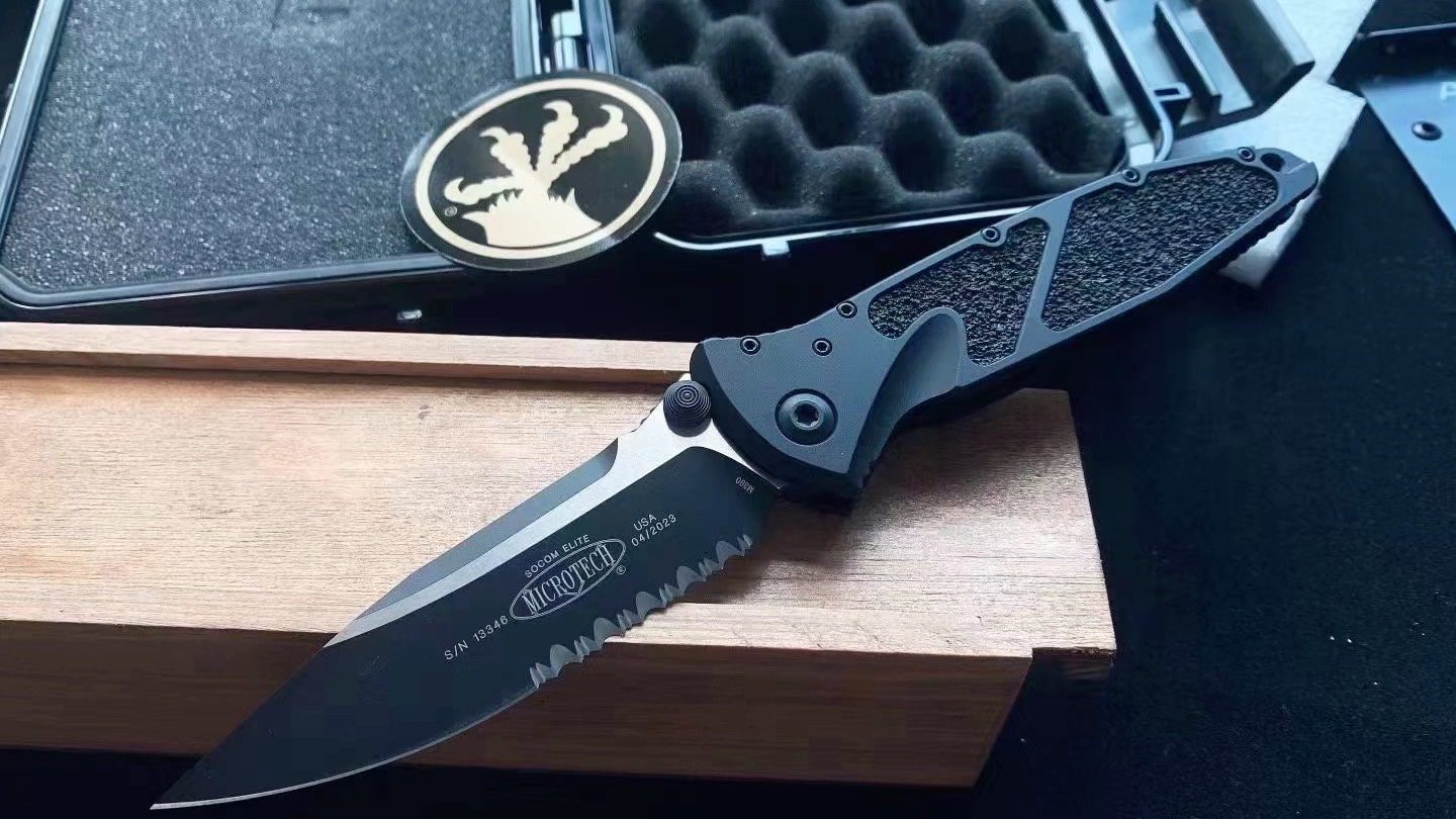 微技术 socom elite s/e m390钢 铝合金手柄