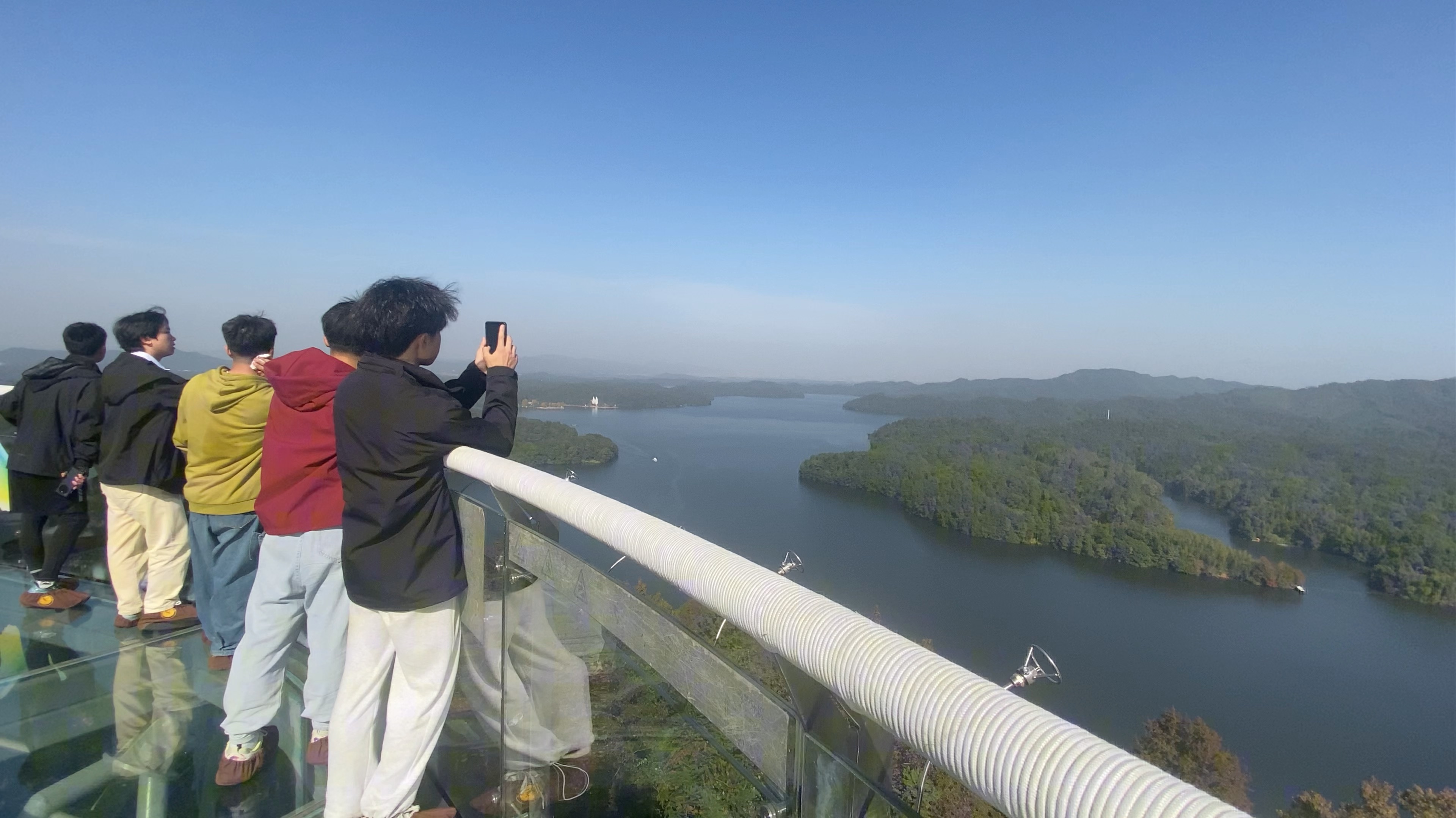 游新余仙女湖龙王岛