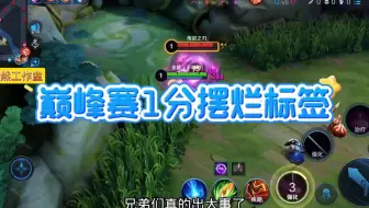 巅峰赛反向冲分已经被官方打上摆烂标签！