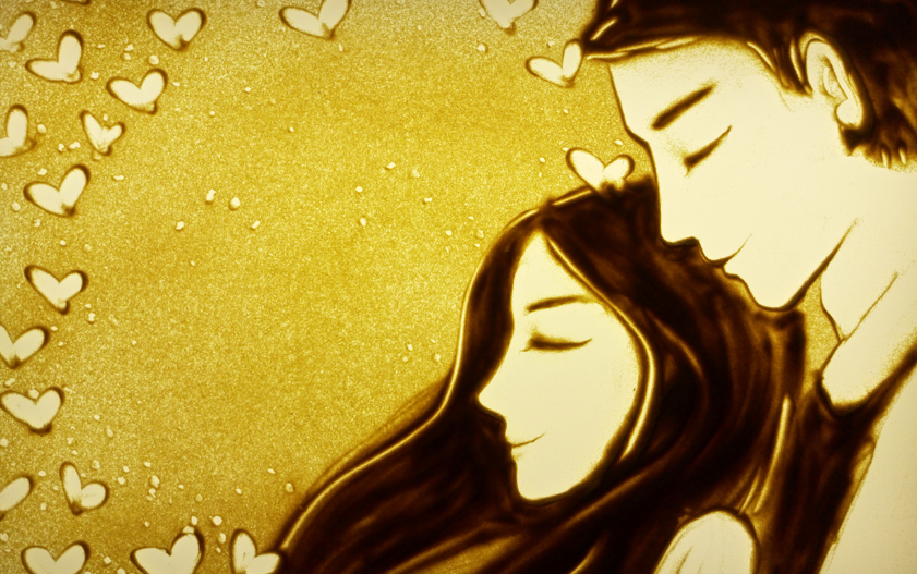 来自沙画师房鑫fanny