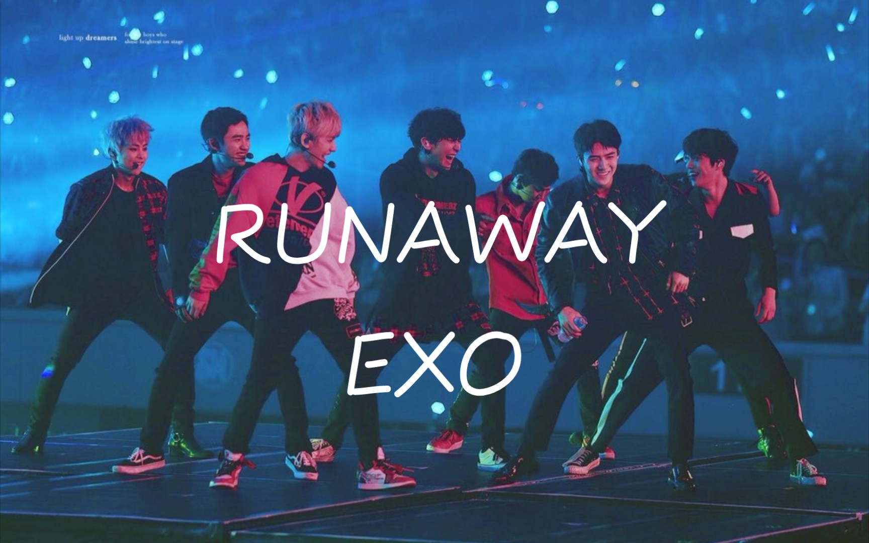 exorunaway音译空耳歌词超快速学神曲非主打之光