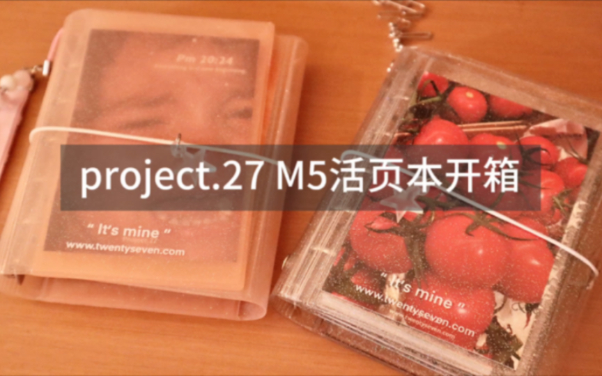 Project.27 M5活页新品本子开箱/M5内页开箱/M5活页本装修哔哩哔哩bilibili