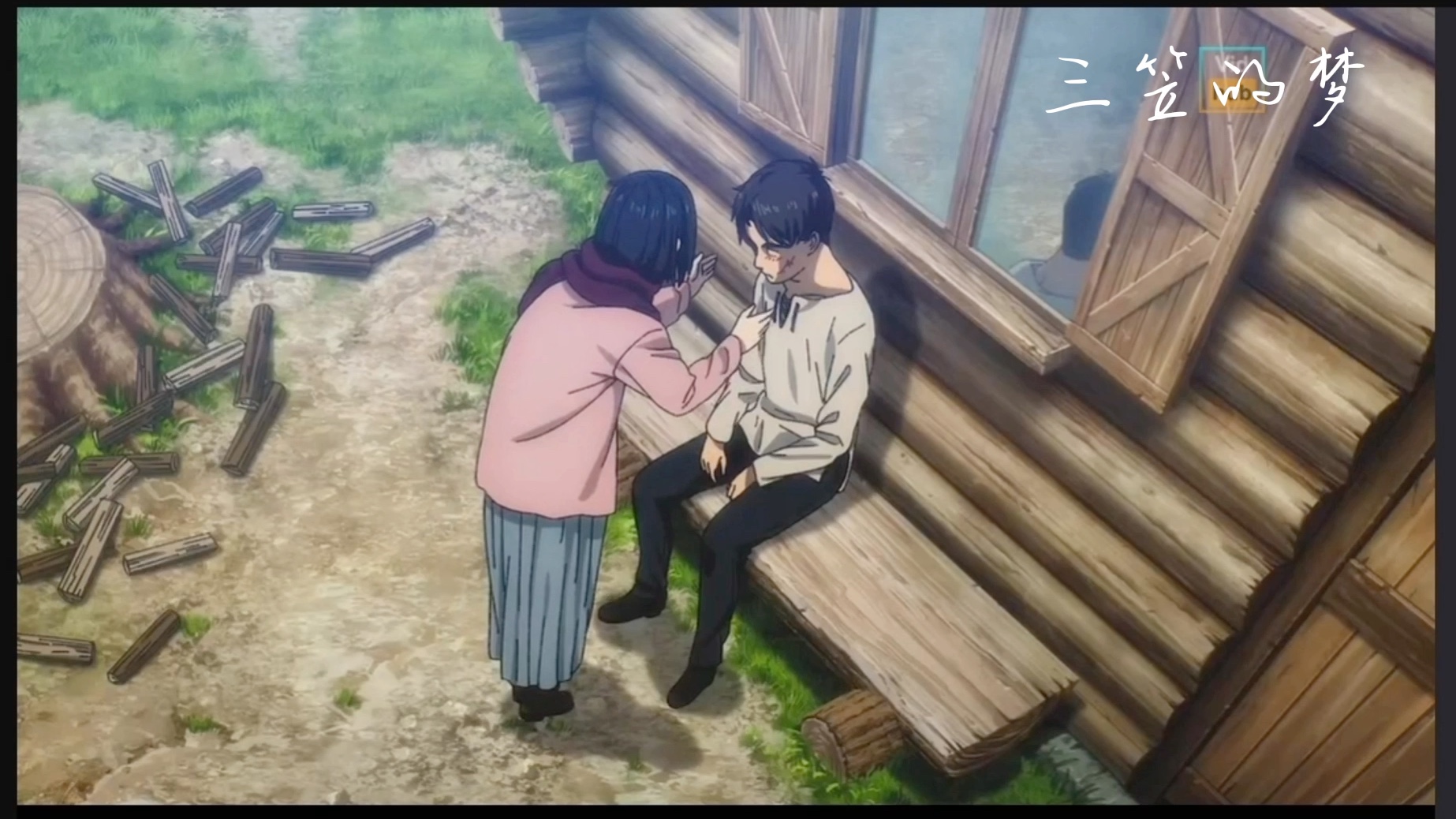 巨人最终章,三笠和艾伦做了一个梦,十年的梦,梦回十年前