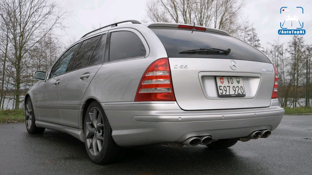 mercedes c55 amg 100-250 & amg performance exhaust sound