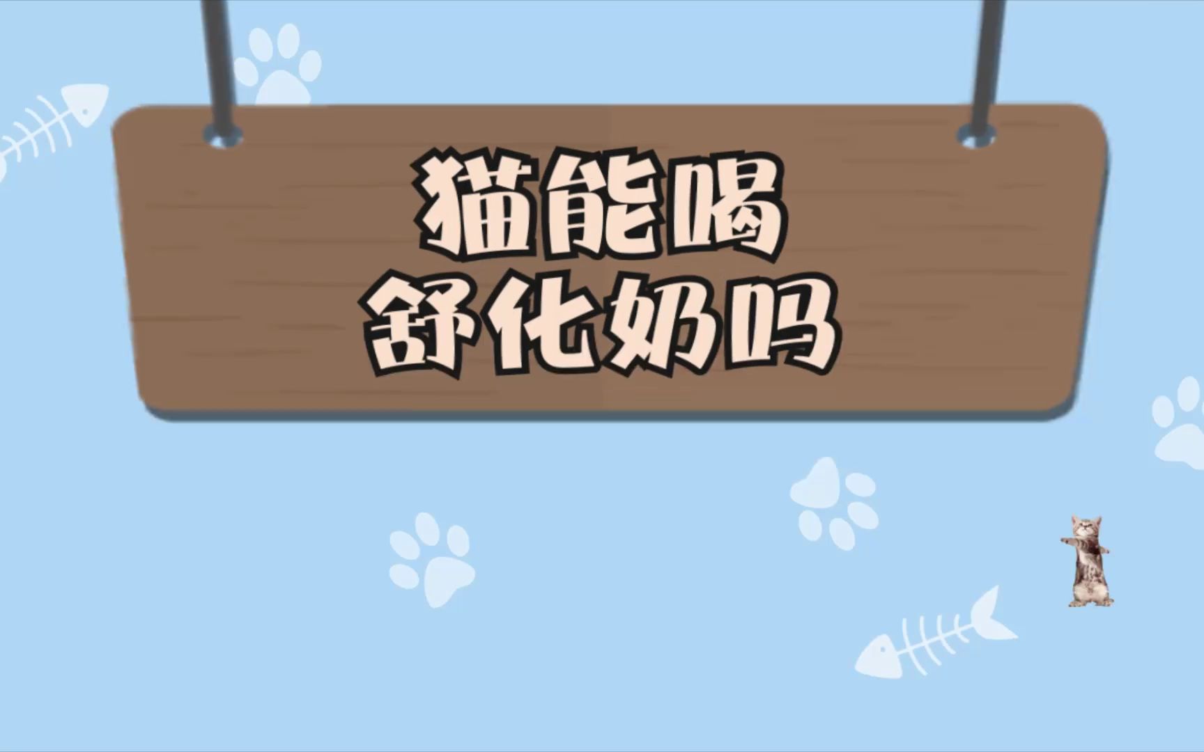 猫能喝舒化奶吗哔哩哔哩bilibili