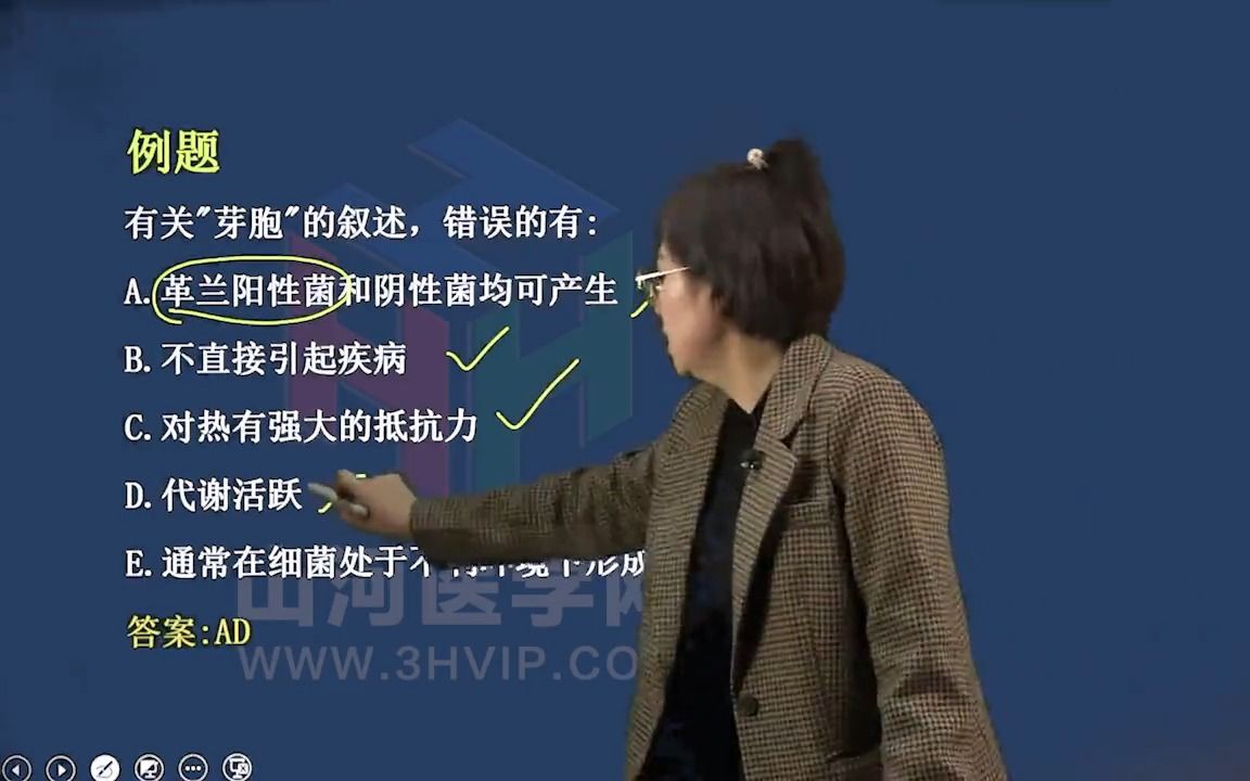 [图]03微生物检验技术高级职称考试：细菌的特殊结构三山河医学网